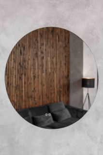 Зеркало с холодной подсветкой и подогревом Art&Max Sanremo 80см AM-San-800-DS-F-H